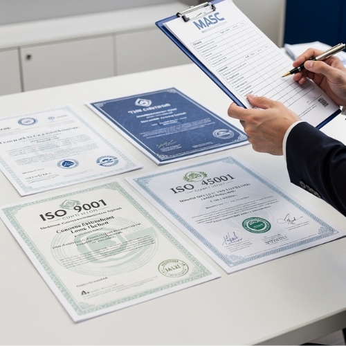 MASC experts in ISO Certification Calibration Inspection services