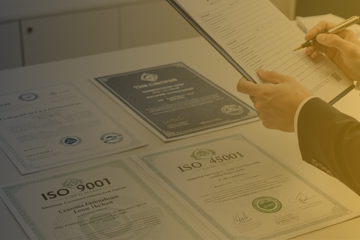 ISO certification services for quality management system compliance and business standards approval